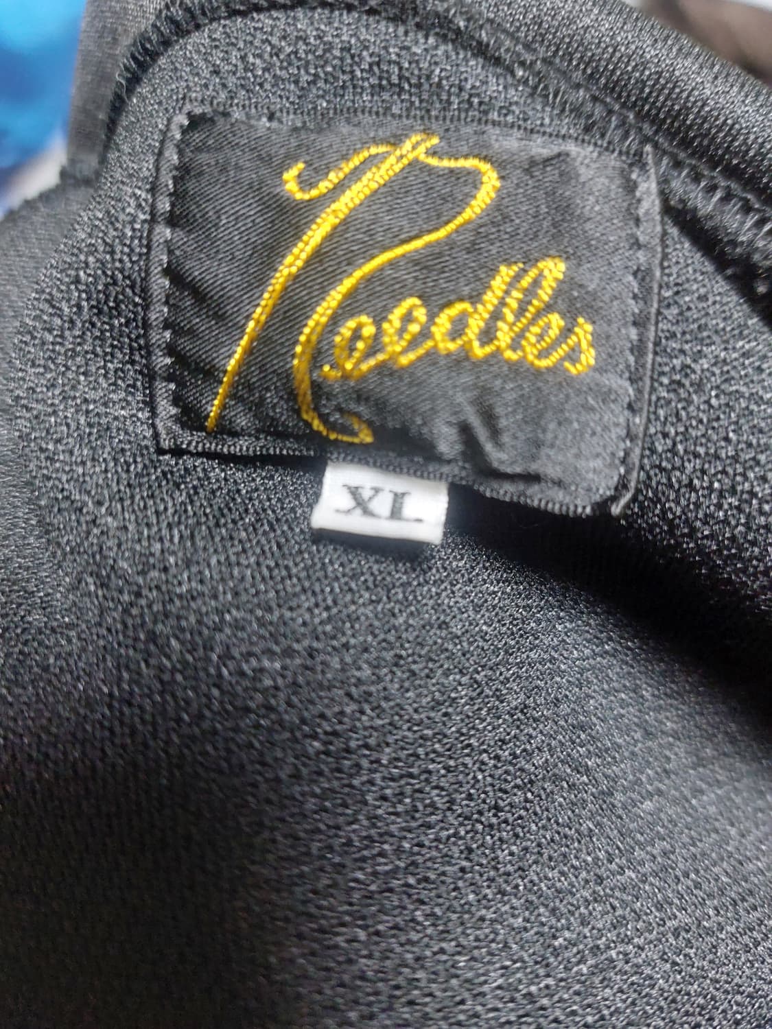 [XL] 니들스 트랙 자켓 폴리 스무스 블랙 화이트 별주  상품이미지4