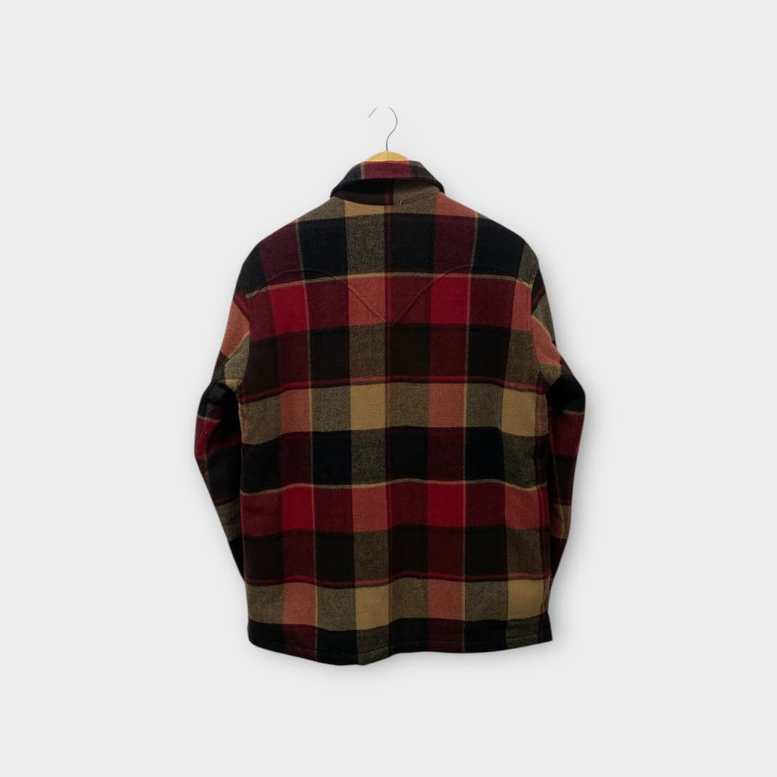 리바이스 울 블렌드 체크 자켓 블루종 M 상품이미지4