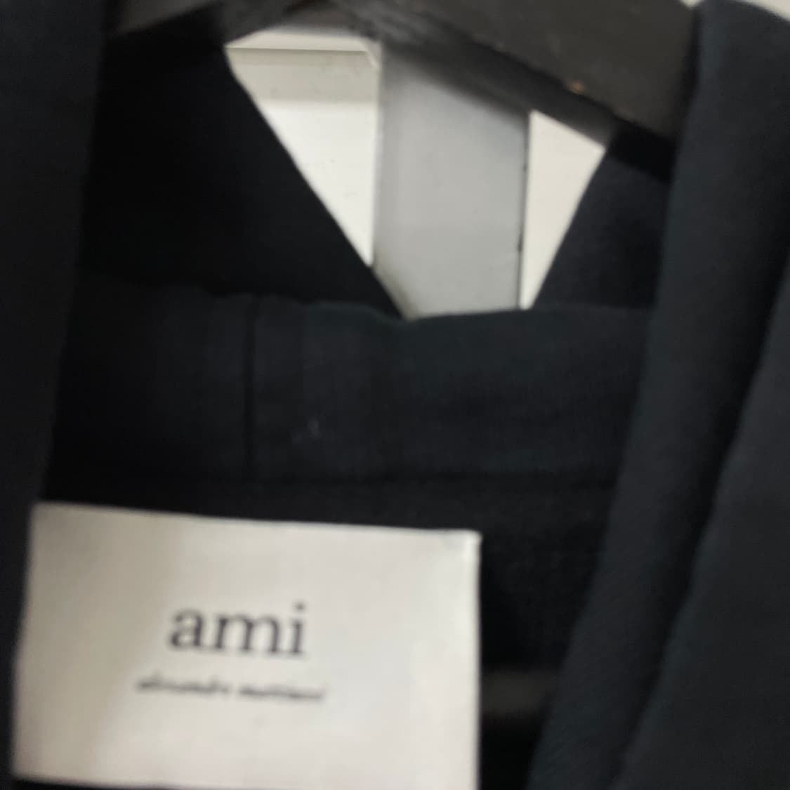 AMI 아미 스몰로고 후드티 블랙 XL  상품이미지5