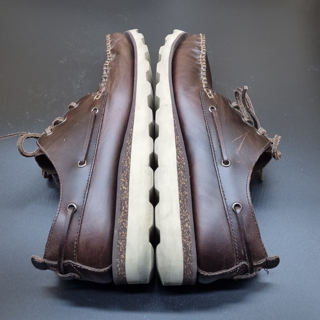 클락스 캐쥬얼 보트슈즈 실사이즈270 상품이미지5