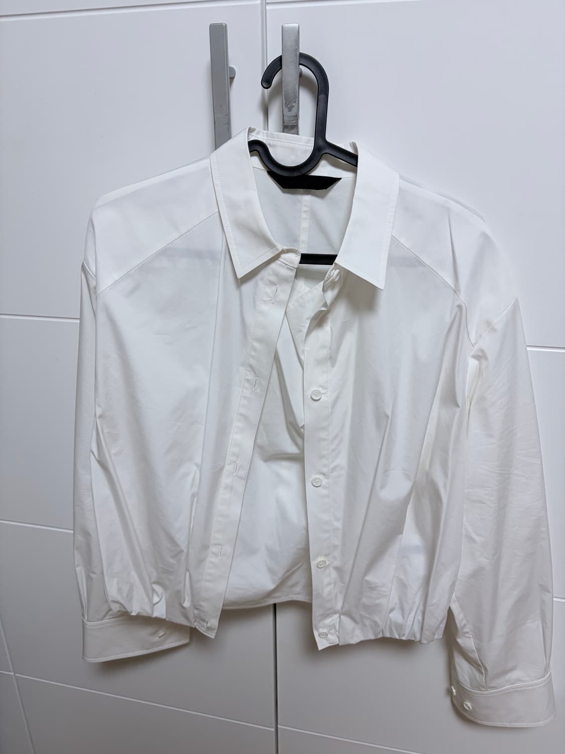 준지 웨이스트 터크 셔링 셔츠 여성 상품이미지1