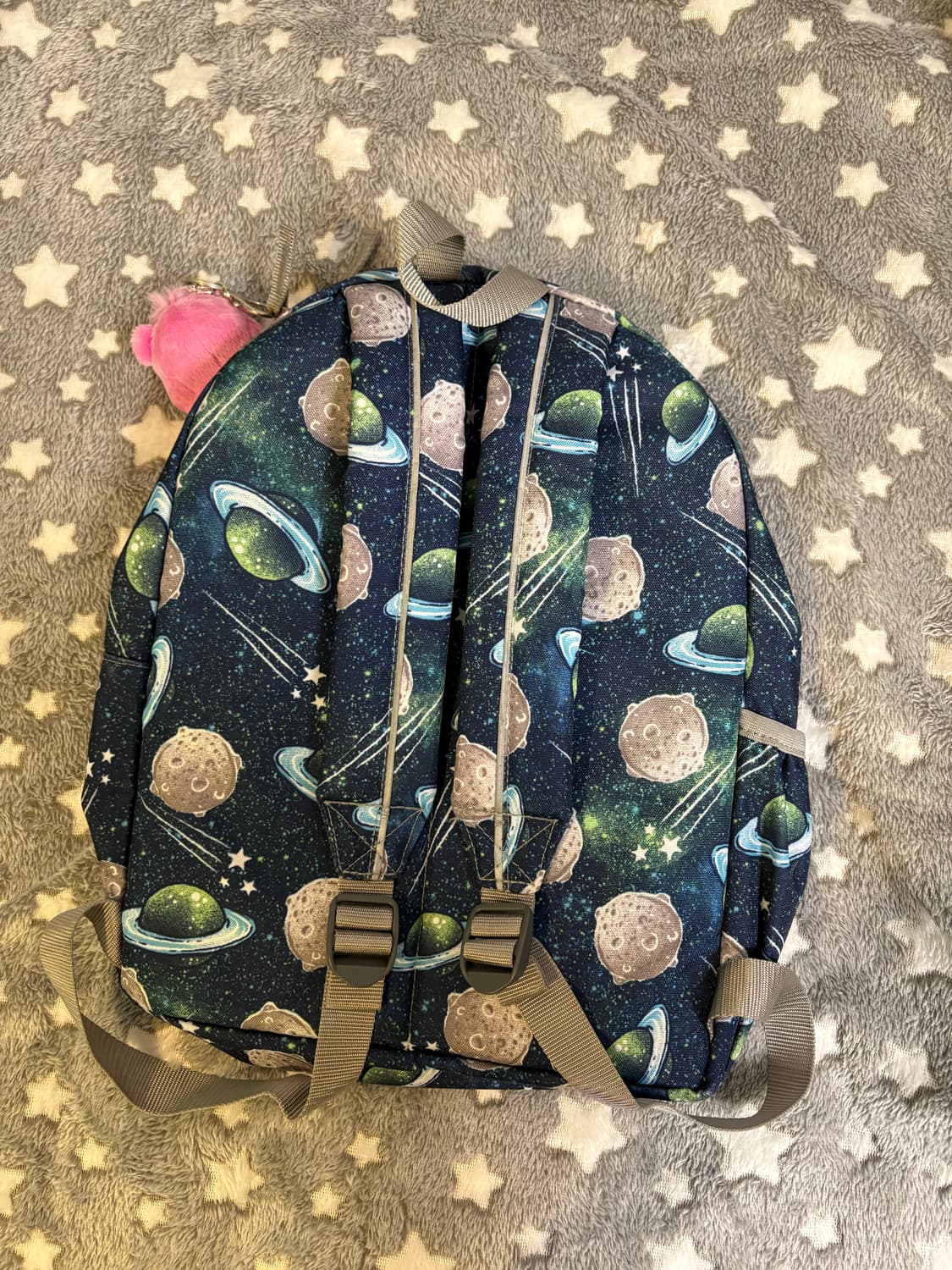 L.L Bean 일본 빈티지 우주 백팩 y2k 가방 별 무늬 도트 체크 상품이미지3