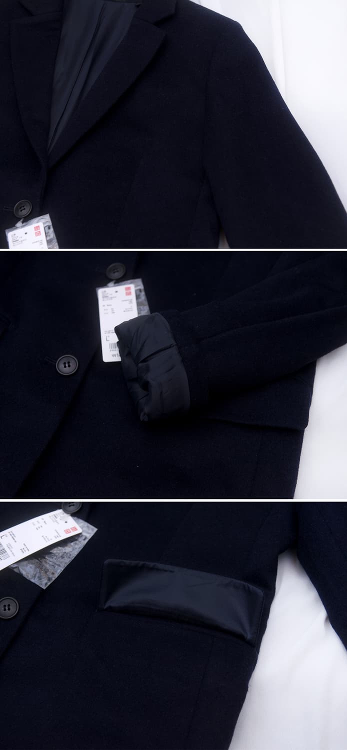 미착용) 유니클로 캐시미어 클래식 체스터 코트 자켓 (L / 90-95) 상품이미지8