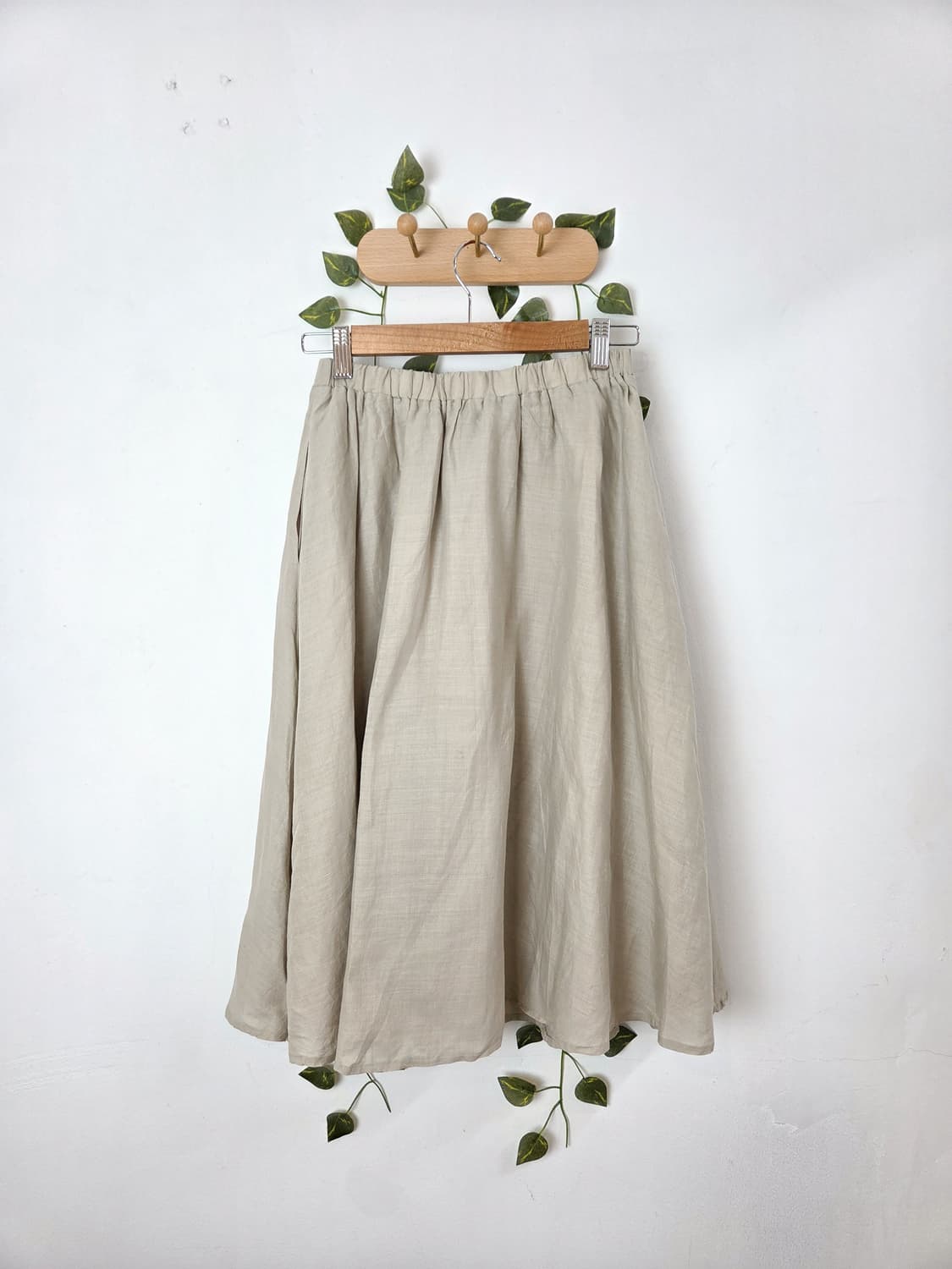 린넨 데일리 스커트 상품이미지5