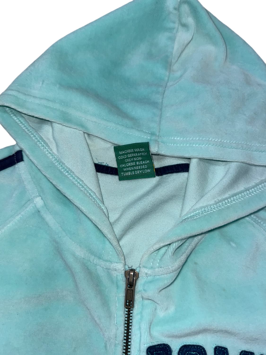 2000년대 아베크롬비 민트 Y2K 크롭기장 후드집업  상품이미지4