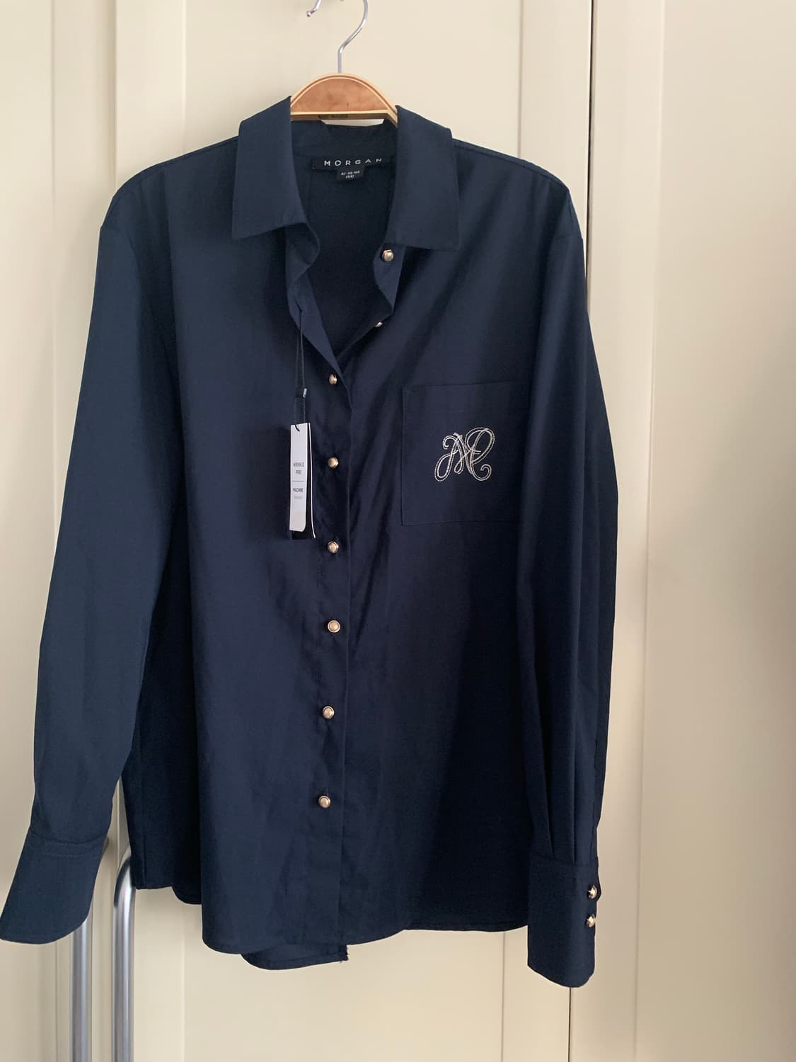 모르간 네이비 남방 블라우스 새제품 상품이미지1