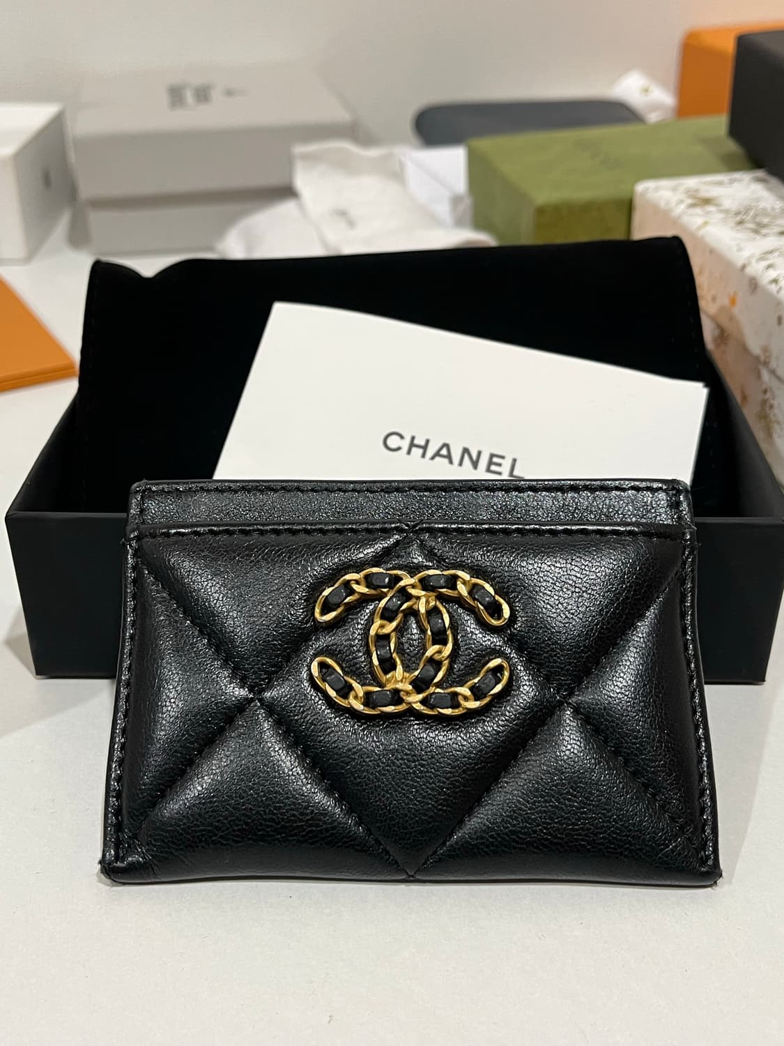 샤넬 19 카드지갑 [정품] 상품이미지1
