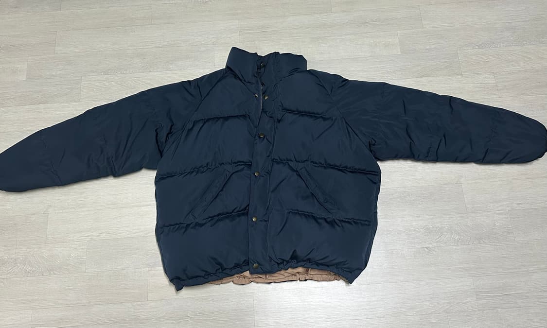 더바넷 구스 푸퍼 자켓 패딩 (네이비 상품이미지3