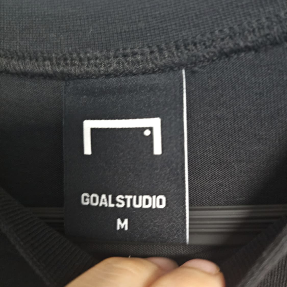 Goalstudio 검정 반팔 티셔츠 M 상품이미지4