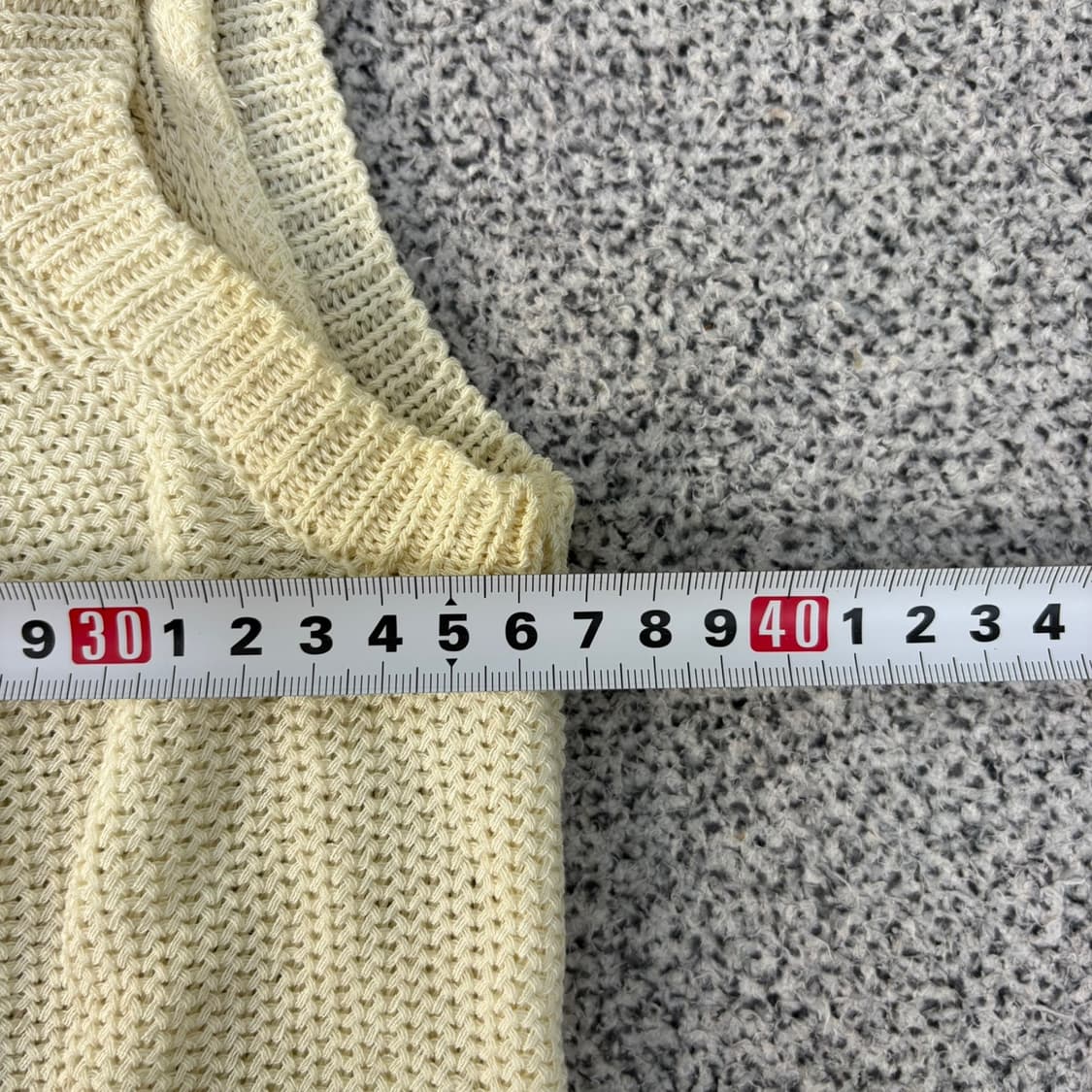 실측확인 빈티지 니트 뷔스티에 나시티 0416J 상품이미지6