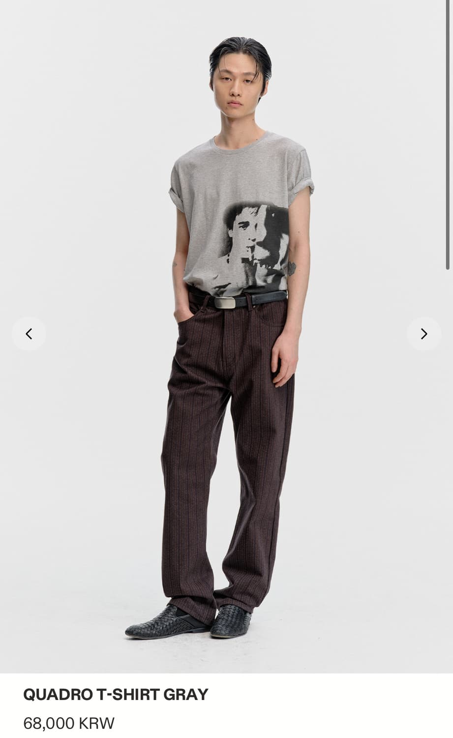Surface Edition QUADRO T-SHIRT GRAY 상품이미지1