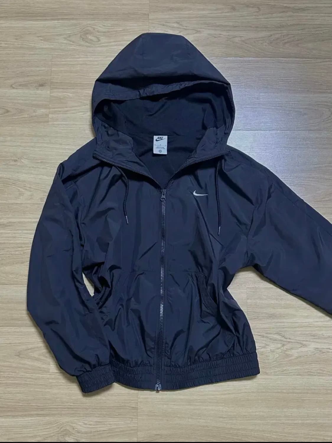 나이키 바람막이 후드 블랙 딱붙핏 오버핏 이코 솜빈티지 진리stc 어항 상품이미지1