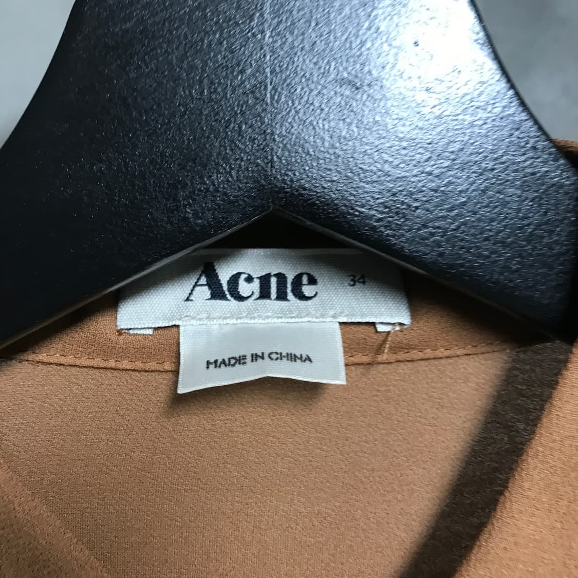 아크네스튜디오 셔츠 블라우스 브라운 34(W) 상품이미지4