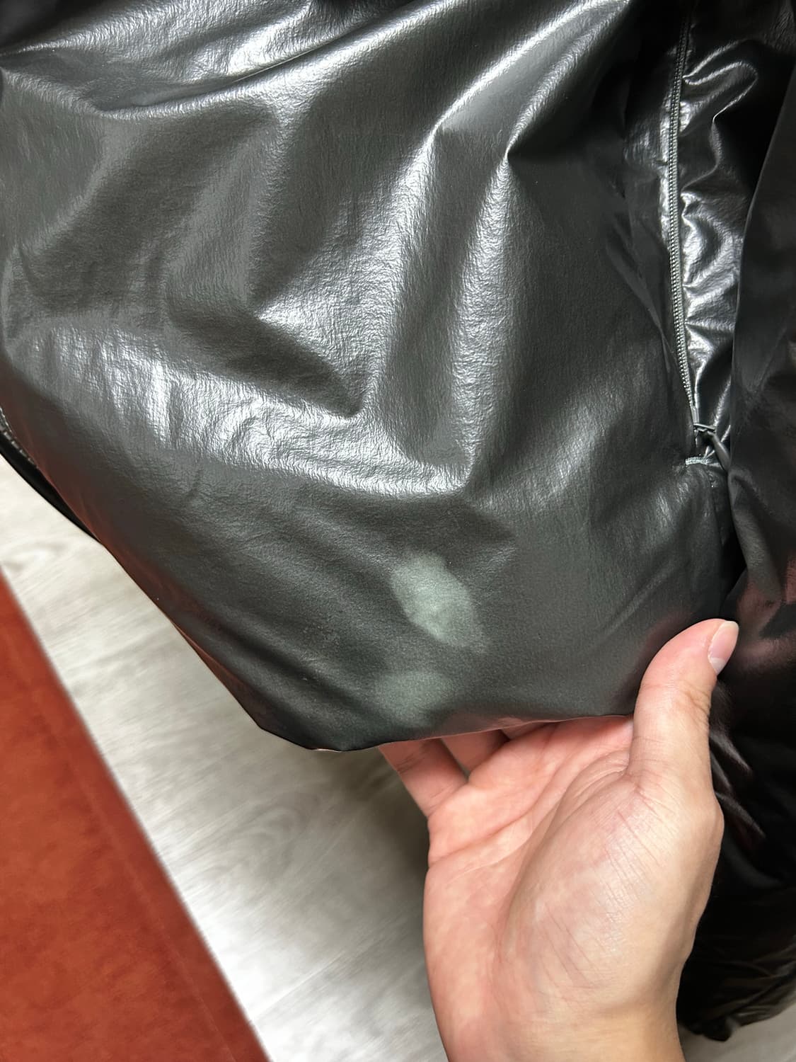 인사일런스 히트리액티브 구스다운 패딩 다크그린 L 상품이미지3