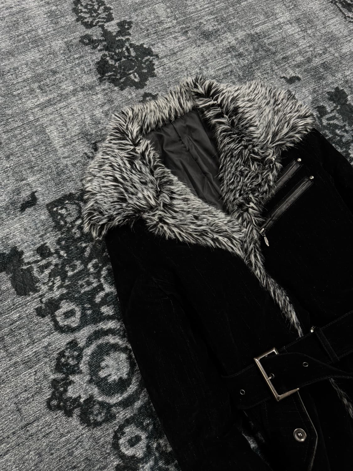 Semantic design vkei trimming fur jacket 상품이미지2