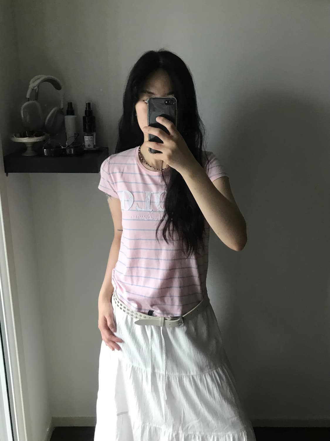 폴로 랄프로렌 중앙 스펠아웃 스트라이프 반팔티 상품이미지1