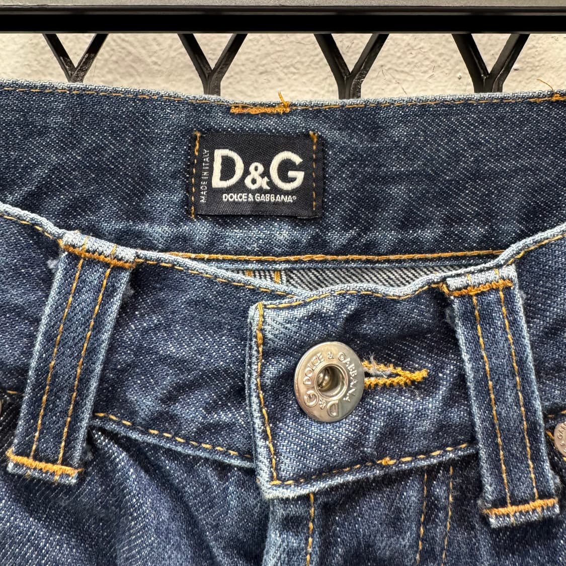 00s 돌체앤가바나 데님 팬츠 전면 포켓 로고 포인트 중청 상품이미지7