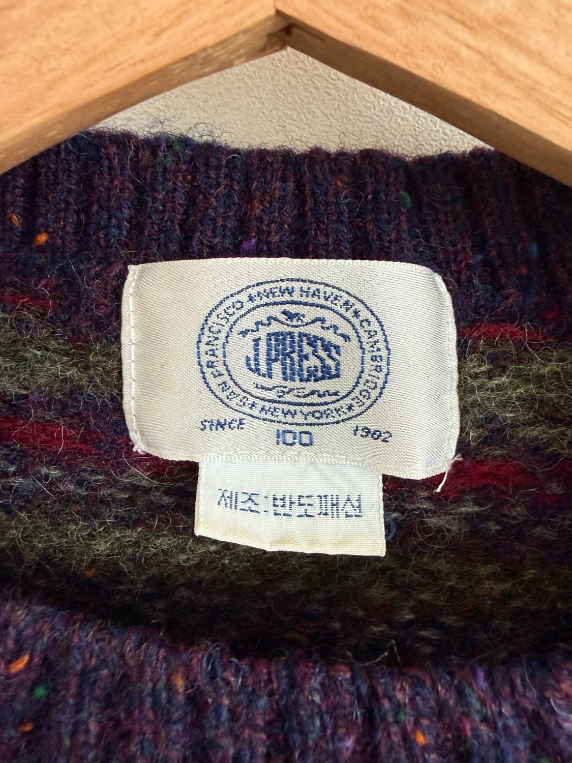 올드 제이 프레스(J.PRESS) 울 니트 상품이미지5