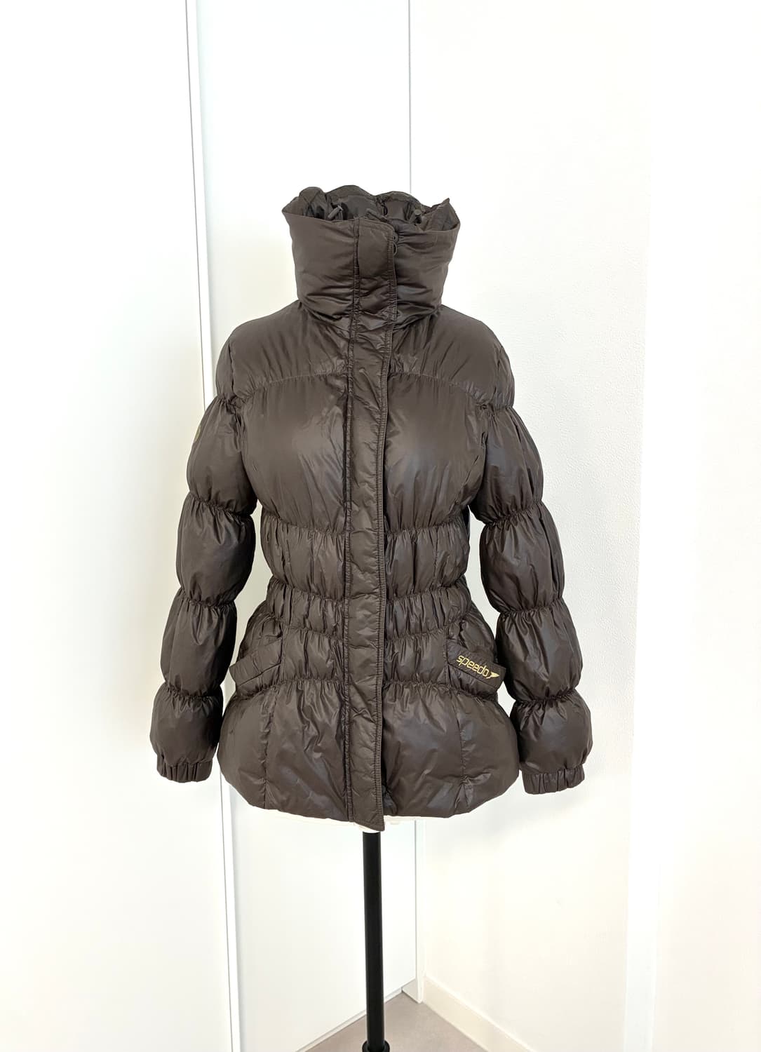 브라운 셔링 패딩 상품이미지1