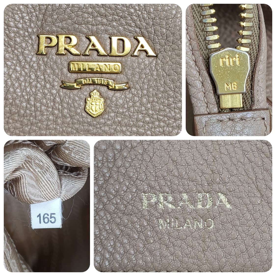 정품 프라다 비텔로 다이노 베이지 2-WAY 백 상품이미지9