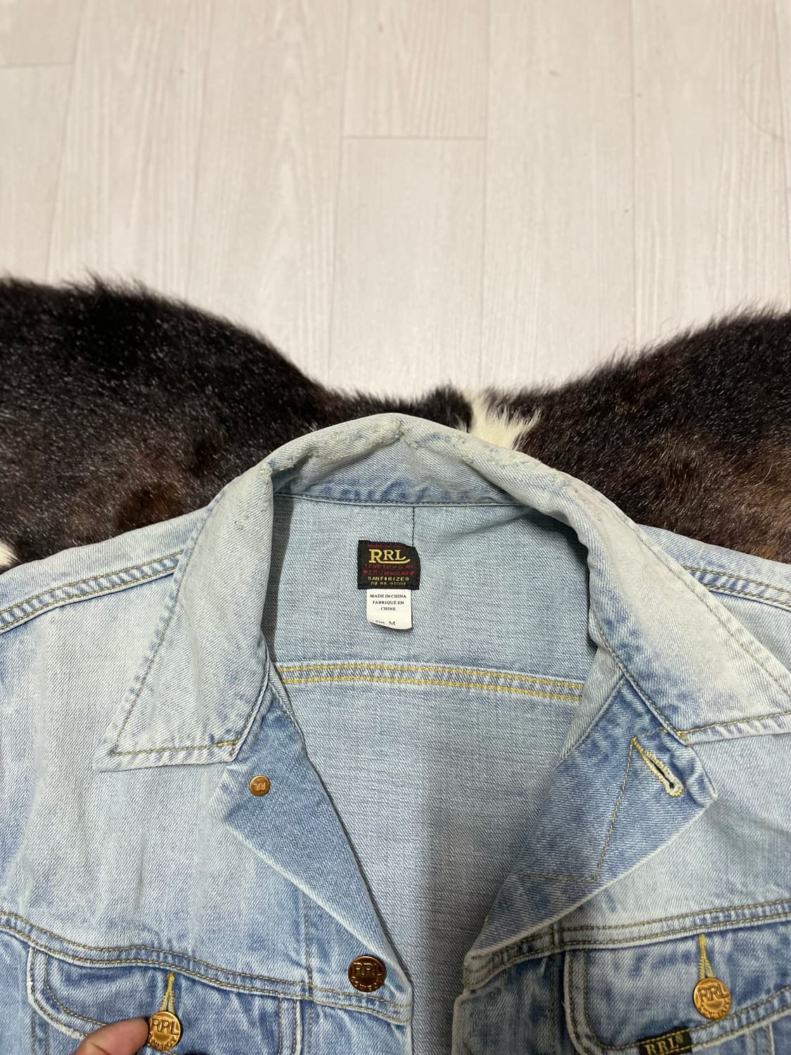 RRL 리랜드 데님 트러커 M size Lot271 상품이미지3