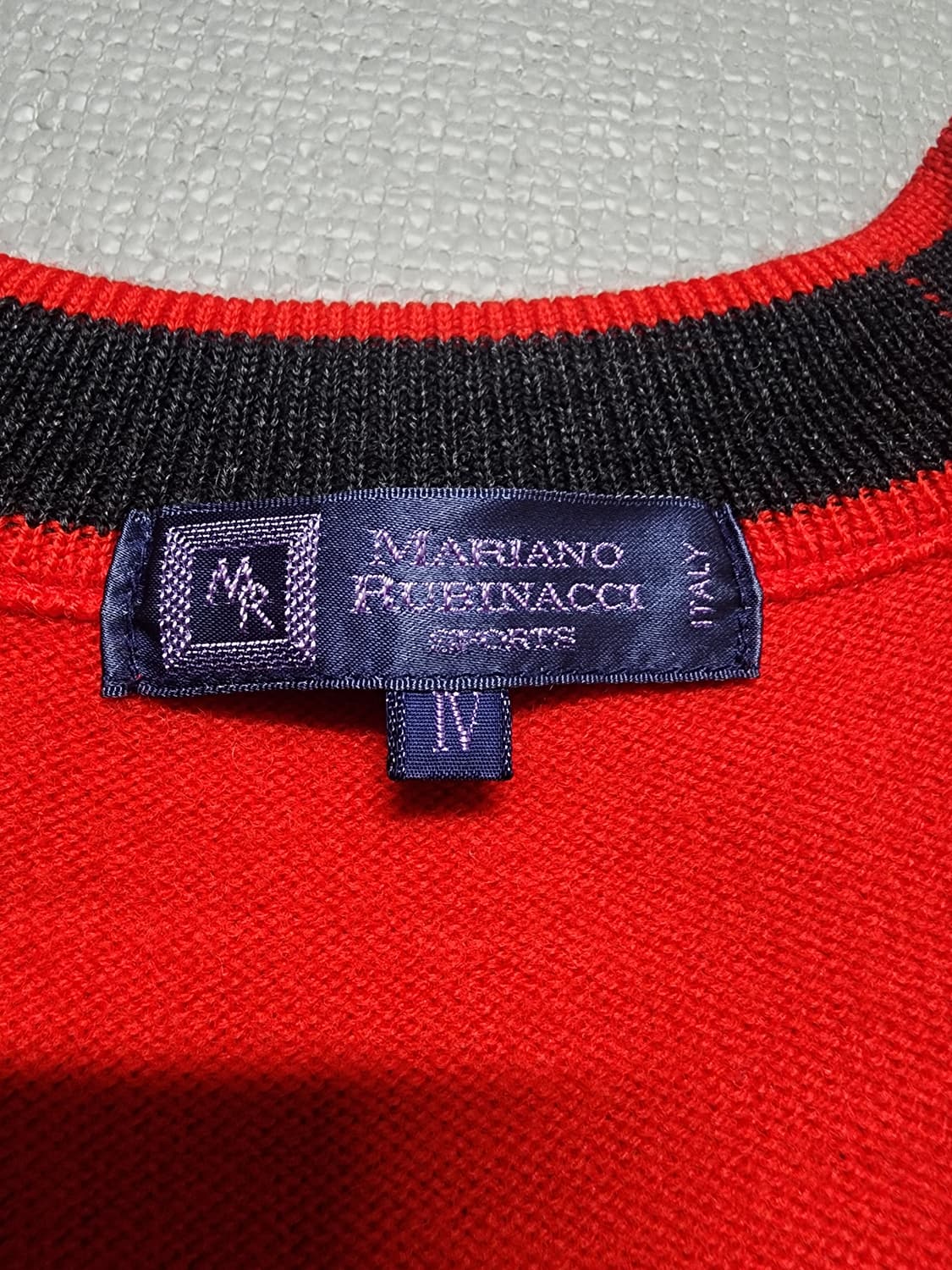 빈티지 울 니트 조끼 베스트 상품이미지5