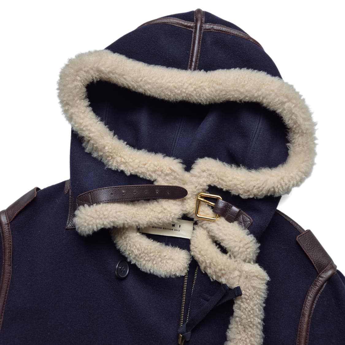 [38] 마르니 12aw 울 후드코트 b7 상품이미지6