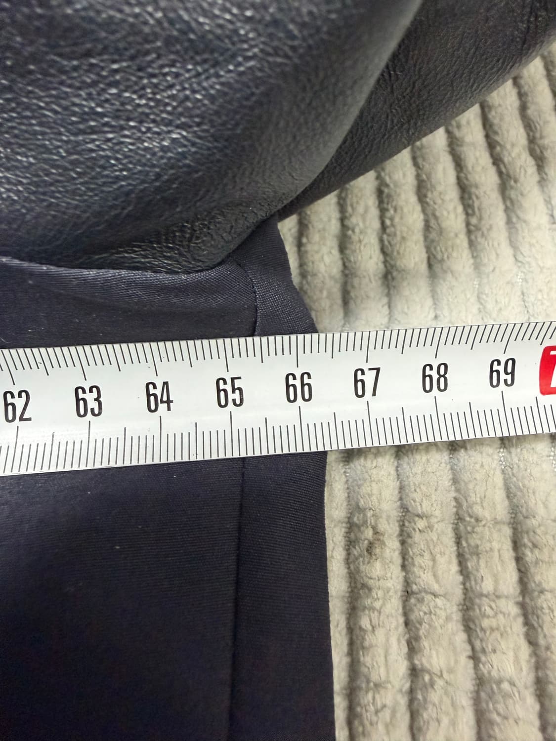 장미쉘바스키아 블랙 양가죽 패딩 상품이미지6