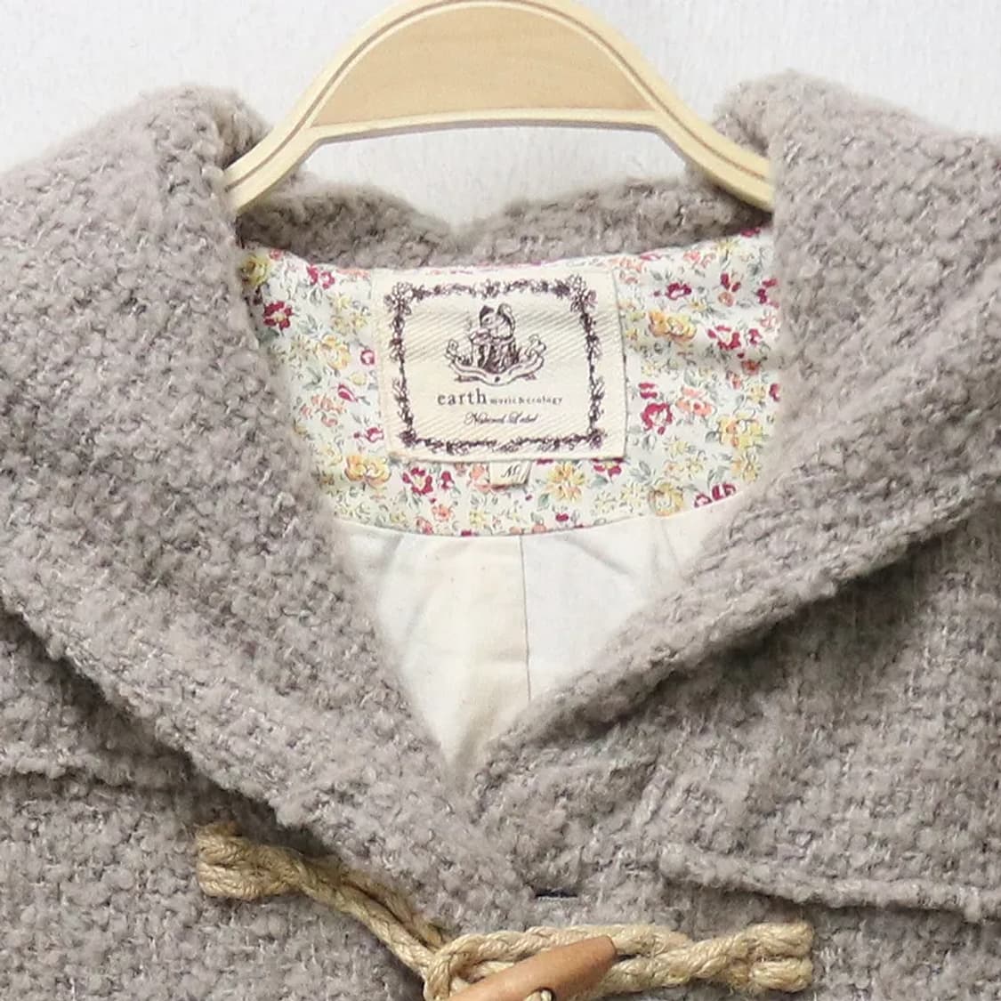 얼스 뮤직 뽀글이 울 혼방 떡볶이 코트 62174 상품이미지3