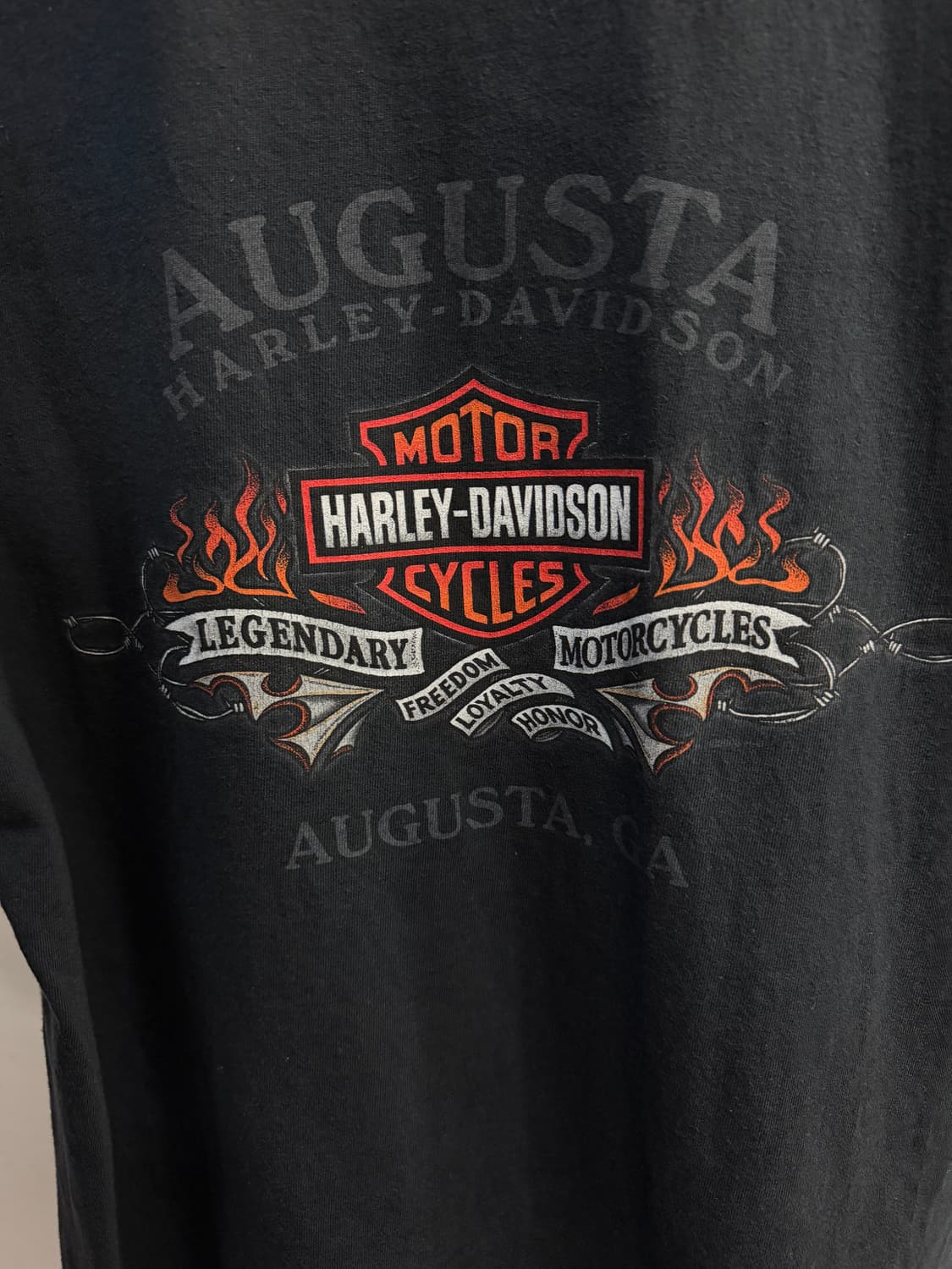빈티지 할리데이비슨 Bad to the Bone 티셔츠 L 상품이미지5