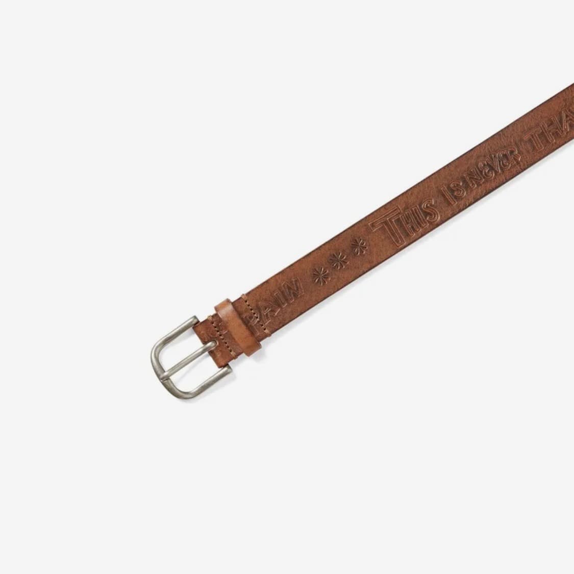 TNT Daniel Johnston Leather Belt Brown 상품이미지2