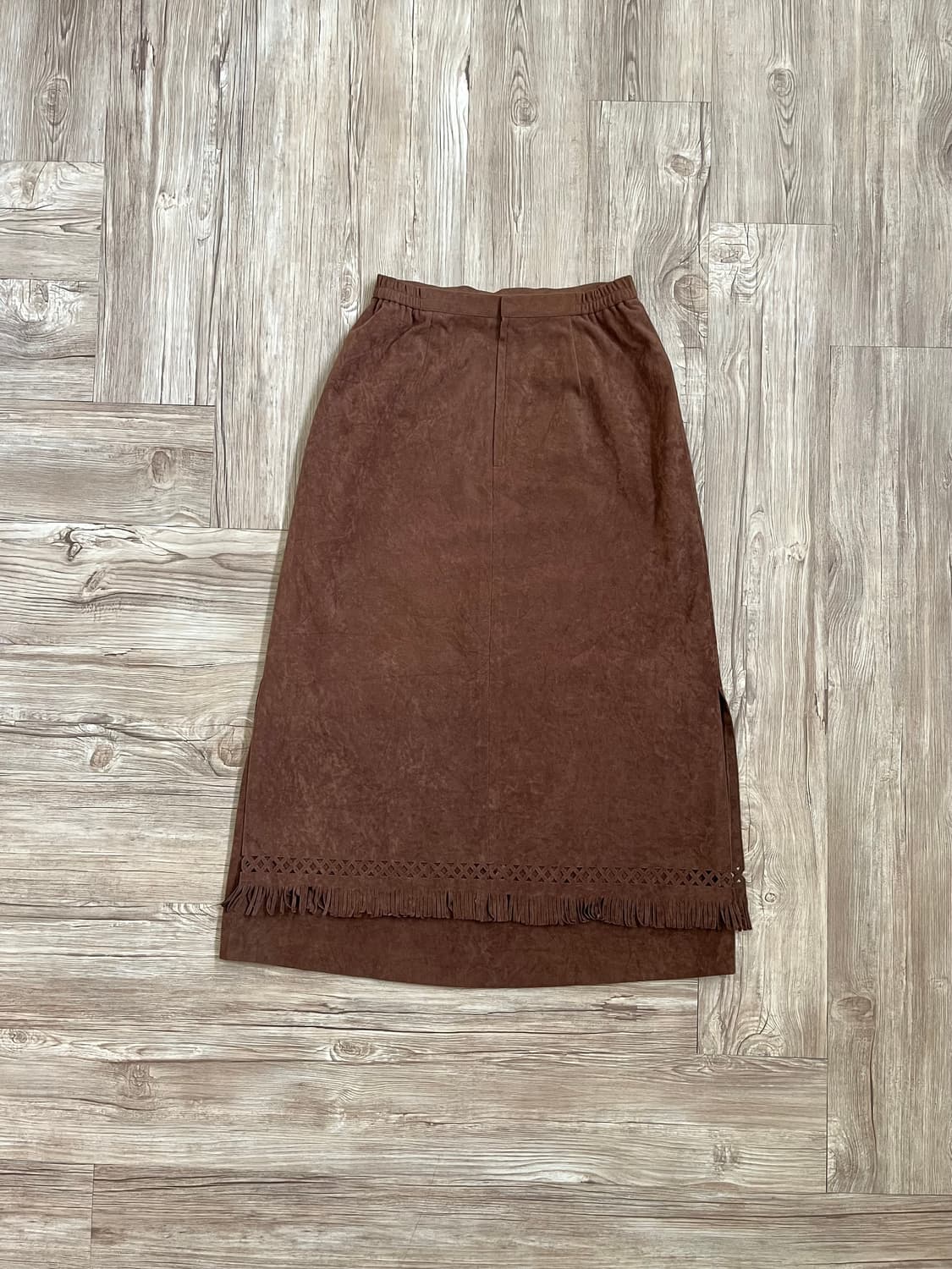 Vtg 스웨이드 웨스턴롱 스커트 상품이미지3
