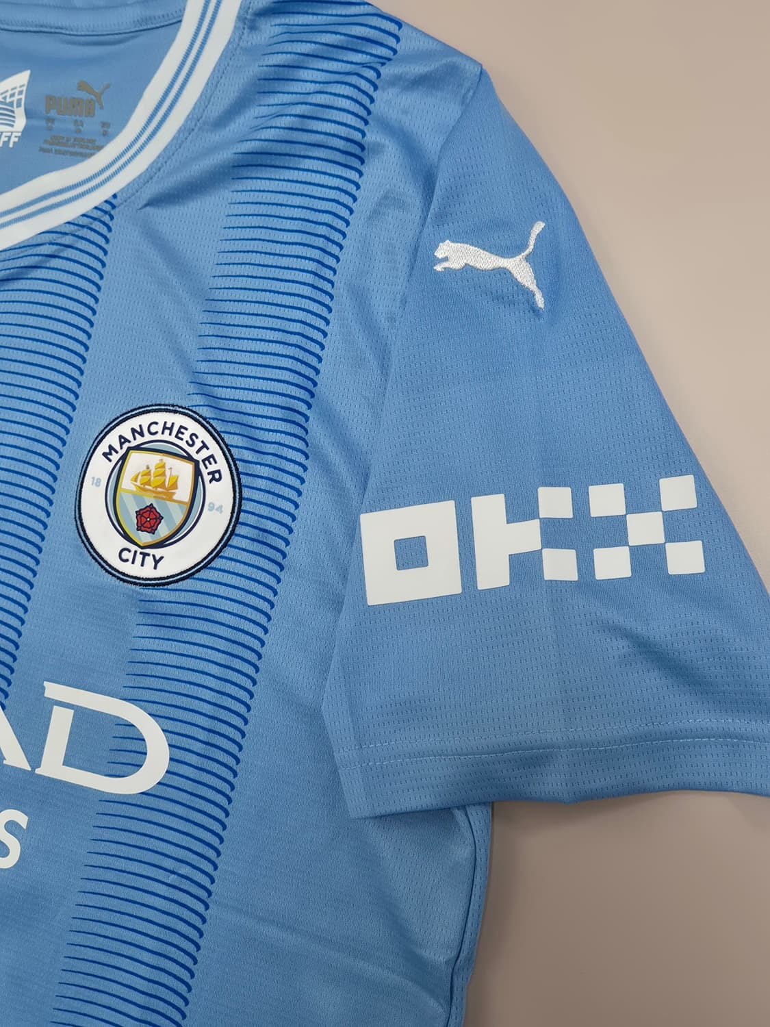 23-24 맨시티 홈 케빈 더 브라위너 유니폼M 레플리카 상품이미지6