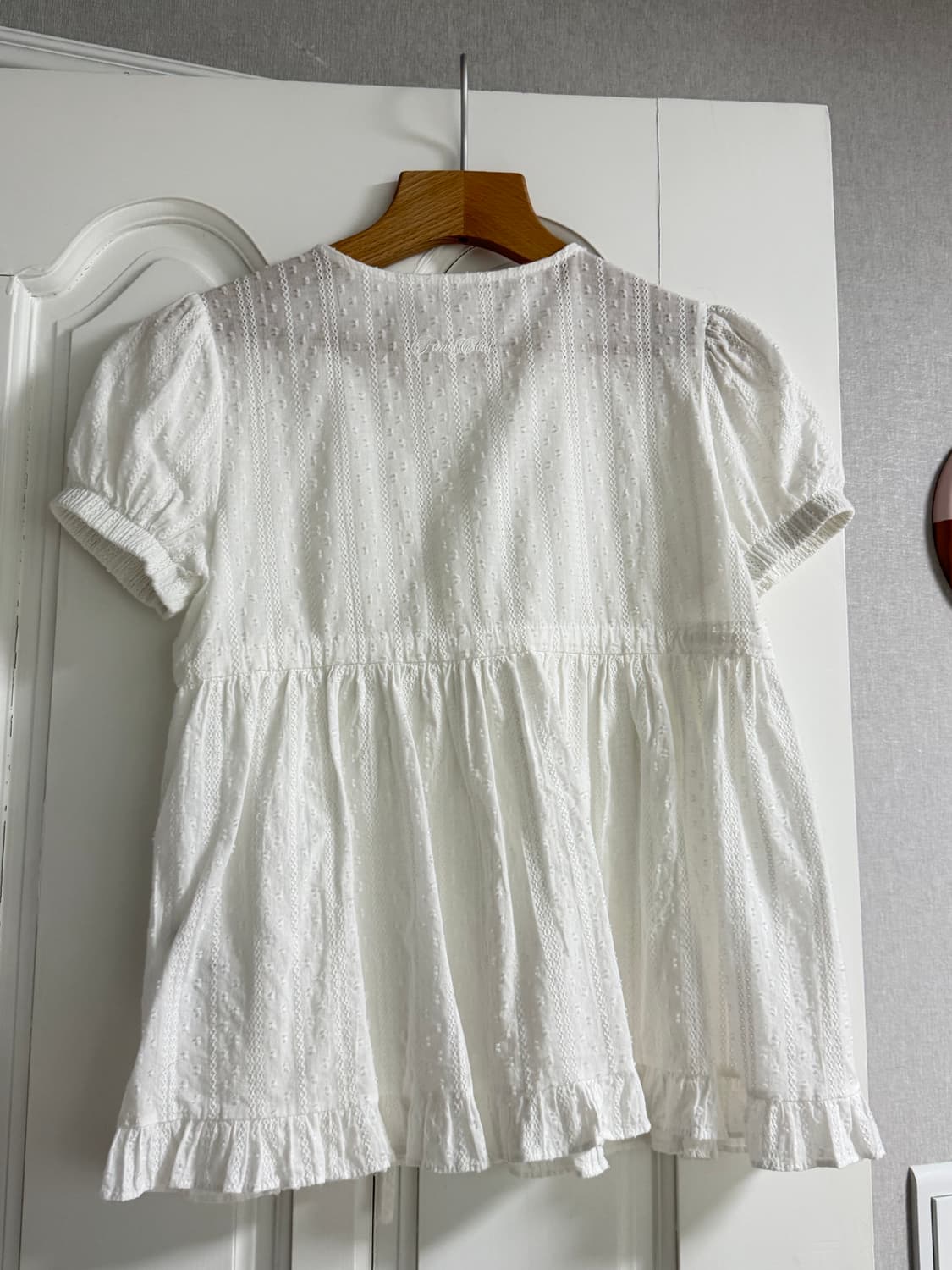 팬시클럽 화이트 블라우스 상품이미지3