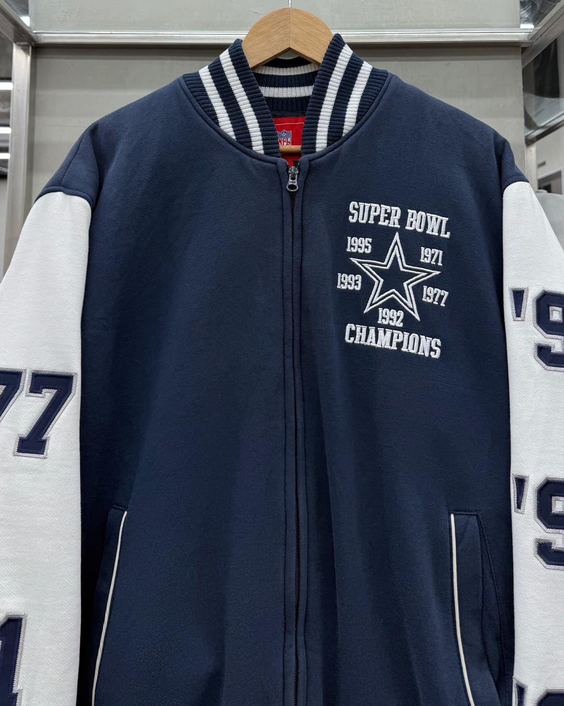 NFL 00s CowBoys 슈퍼볼 챔피언 스웻 스타디움 점퍼 상품이미지6
