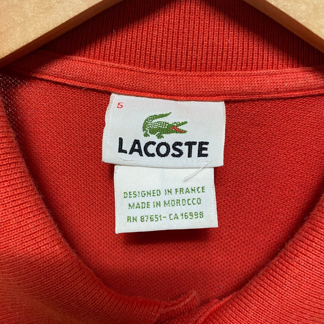 라코스테 배색 디자인 로고 카라티 상품이미지5