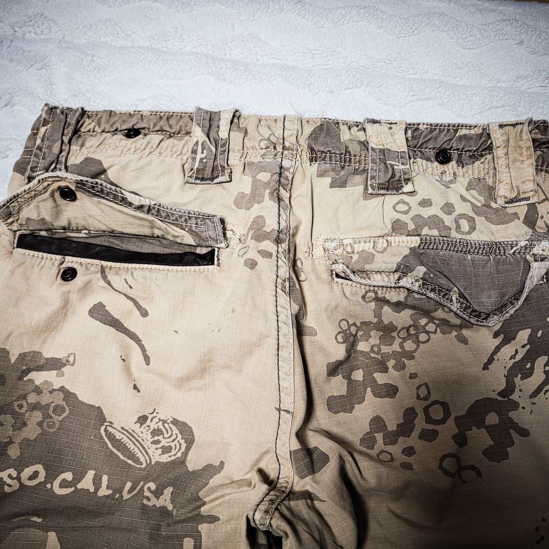 00s Z-Brand Desert Camo Cargo Pants 상품이미지4