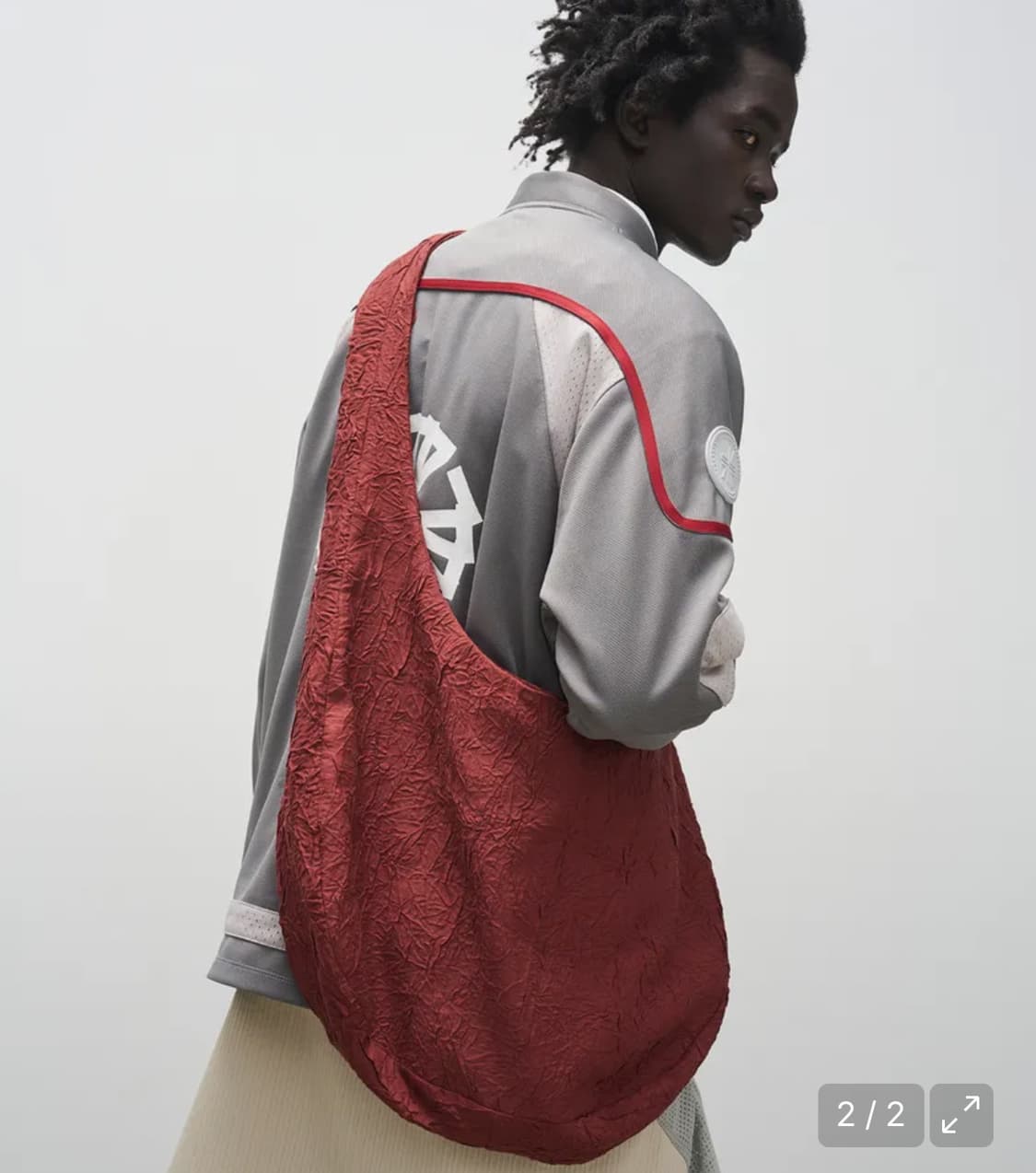 [남녀공용]7440-37-1 빅 크로스백 레드 상품이미지3