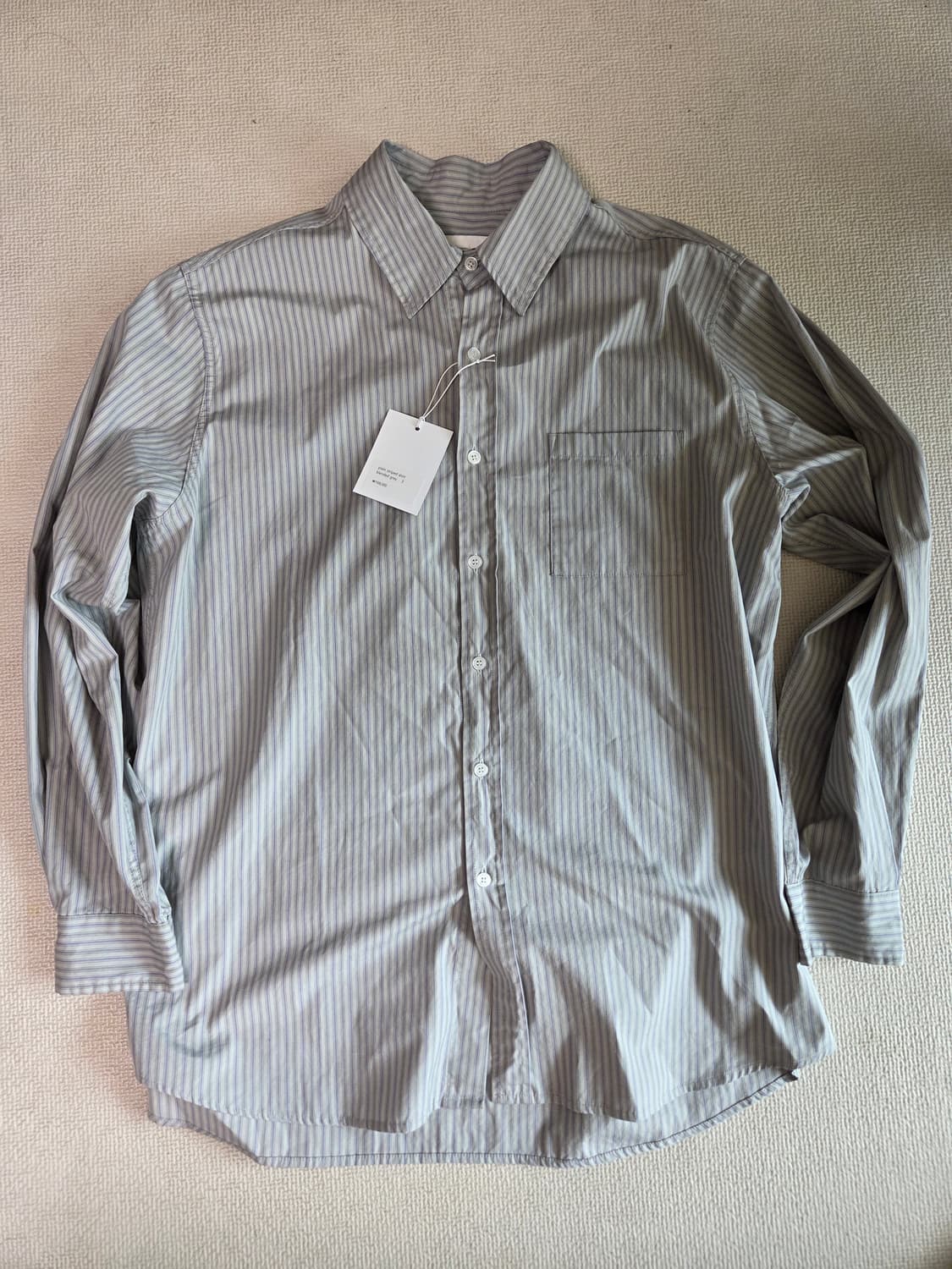 (3) 홈리 homly 플레인 스트라이프 셔츠 상품이미지3