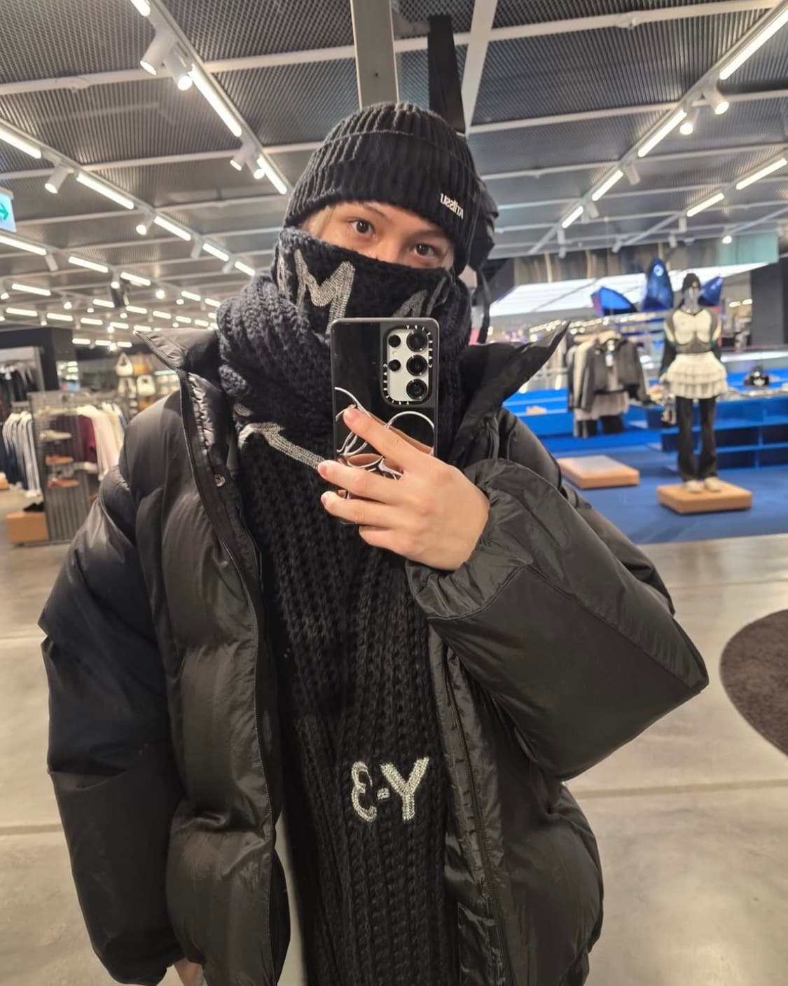 Y-3 25fw CHUNK 요지야마모토 머플러 상품이미지3