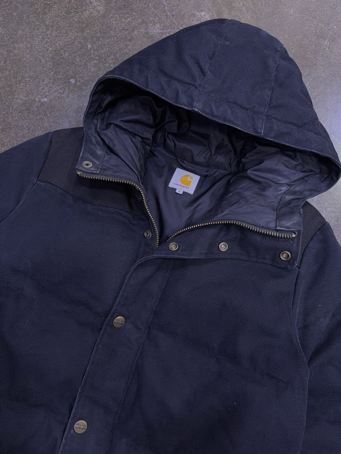 칼하트 더글라스 투웨이 후드 패딩 파카 점퍼 M 상품이미지3