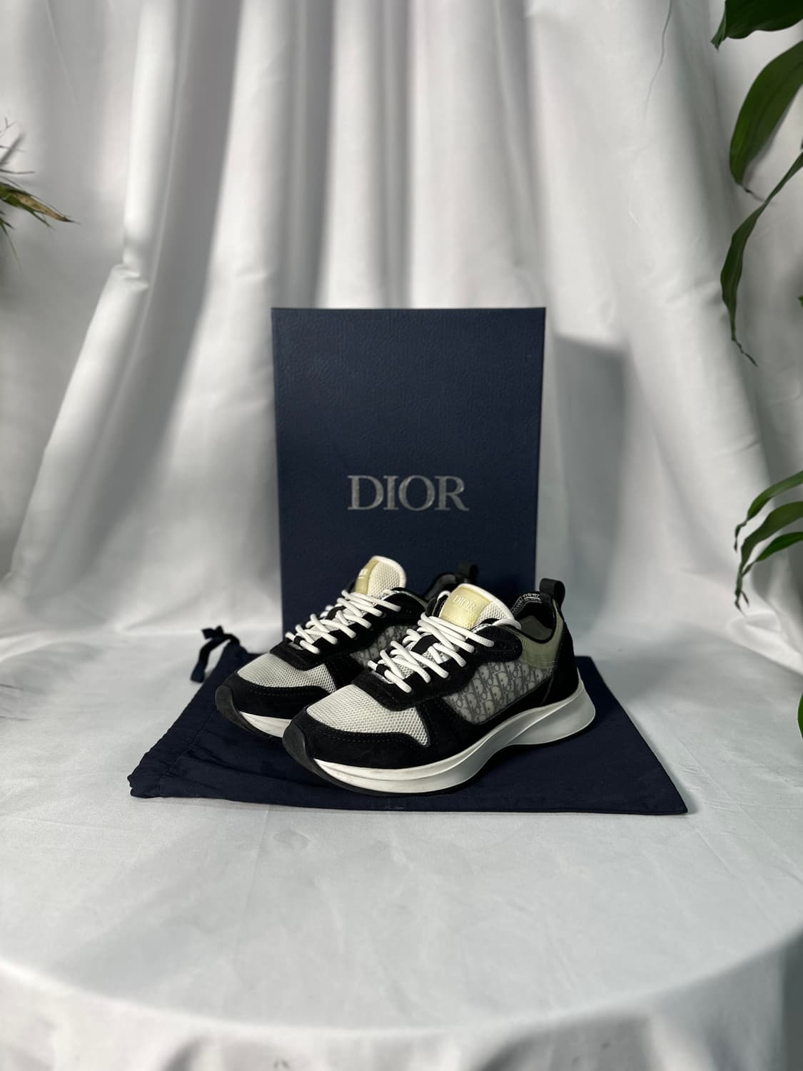 디올 B25 러너스니커즈 블랙 상품이미지2