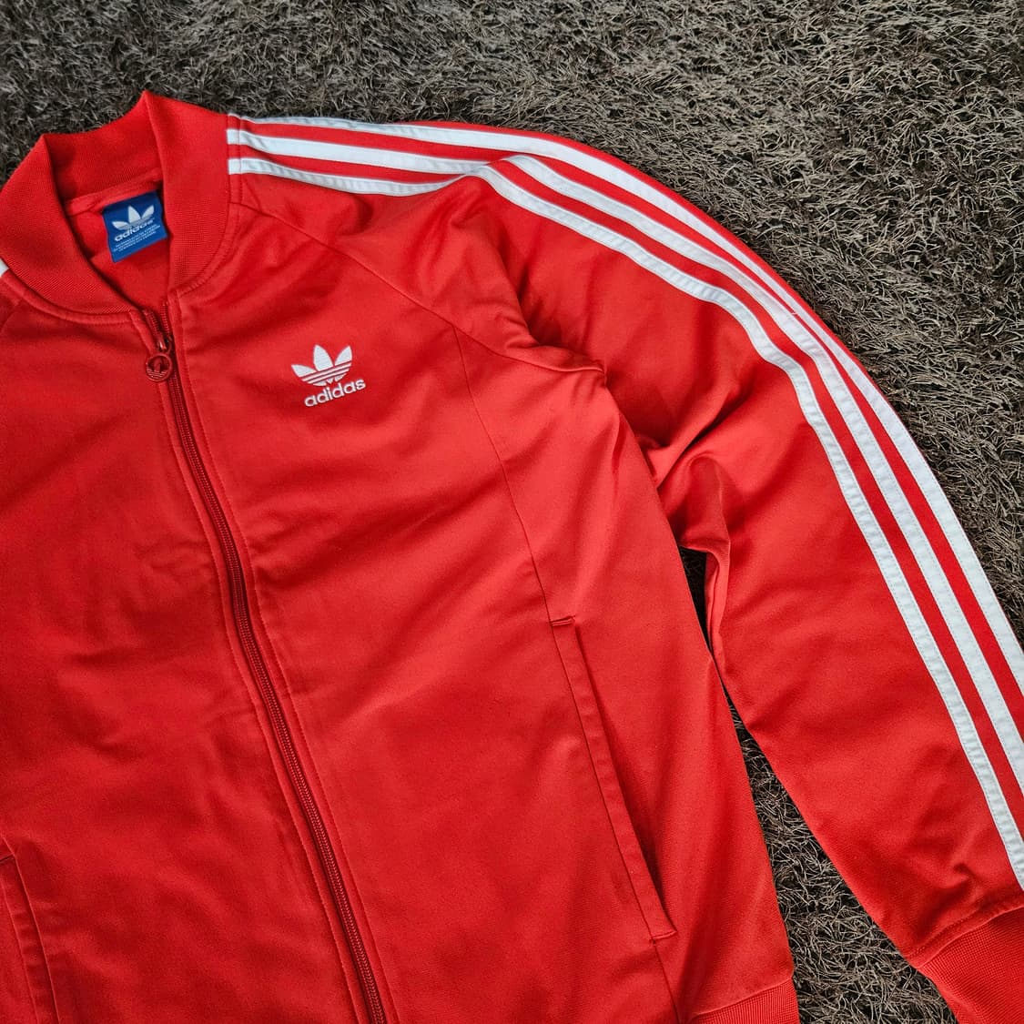 아디다스(Adidas) 슈퍼스타 오렌지 트랙탑 저지 100 size 상품이미지2