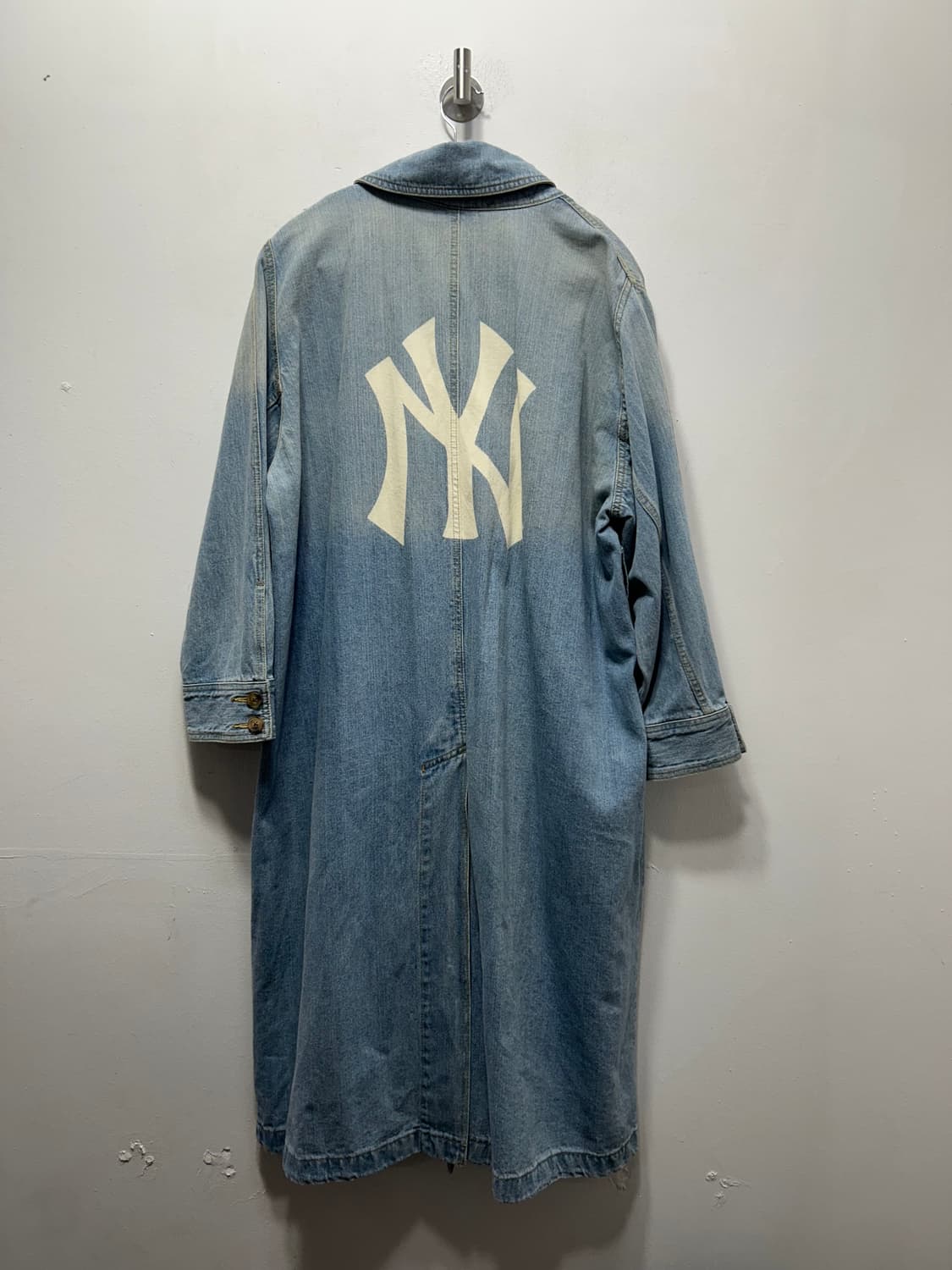 MLB 여성 데님 롱코트 S  상품이미지2