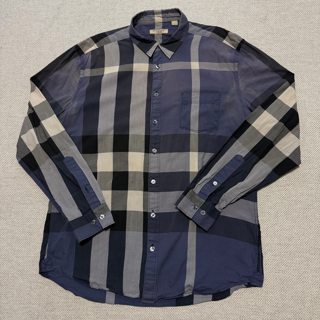 버버리 빈티지 체크 셔츠 상품이미지1