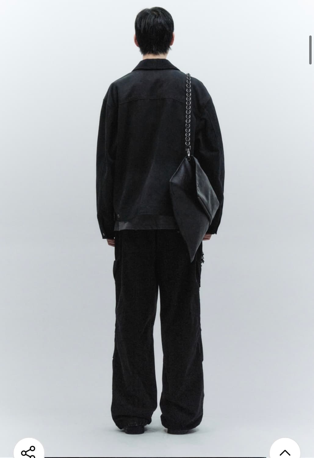 (M) 인사일런스 워시드 플라이트 카고 팬츠 BLACK 판매 상품이미지8