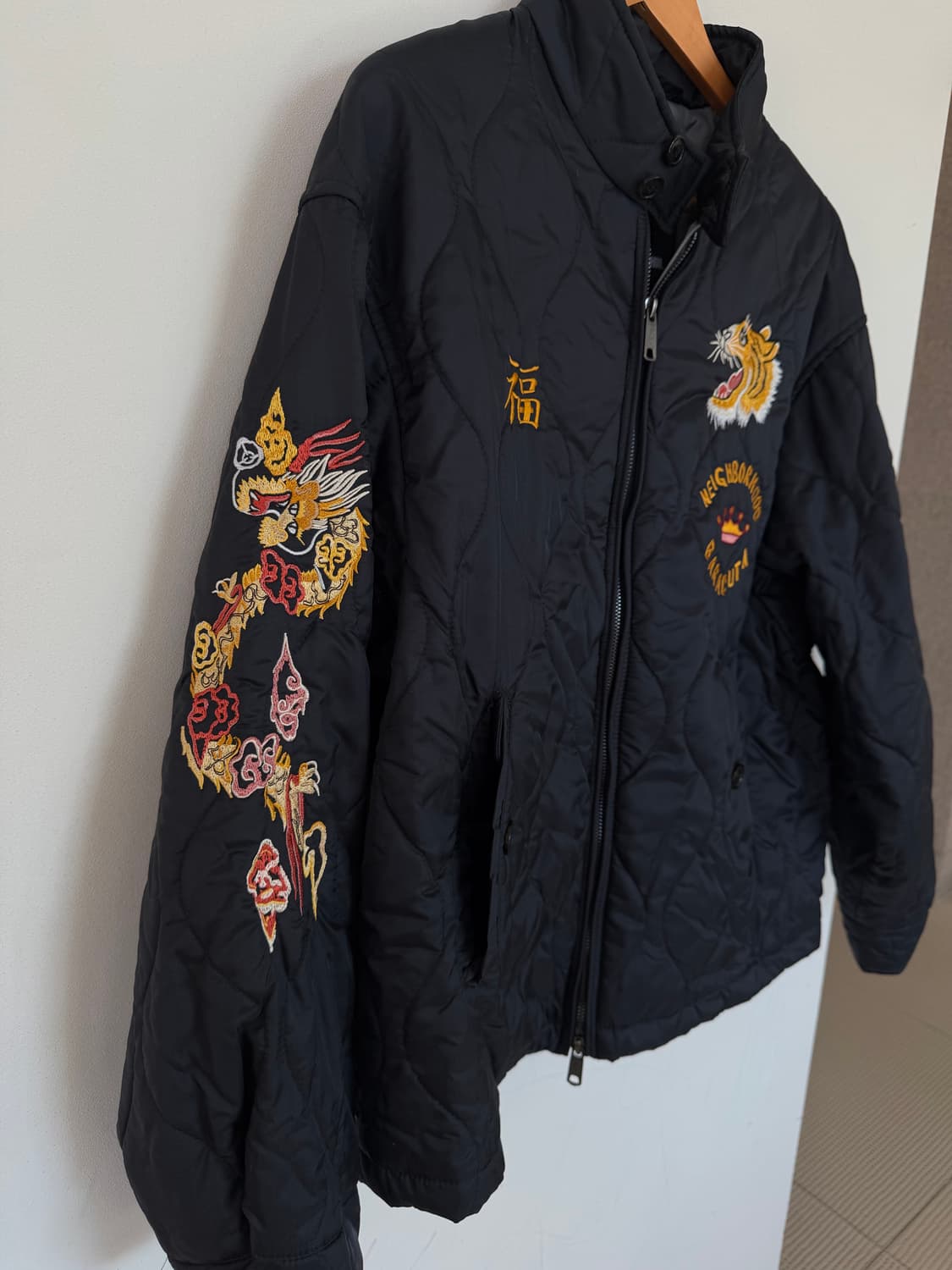 바라쿠다 x 네이버후드 퀼티드G4 자켓 네이비 상품이미지4