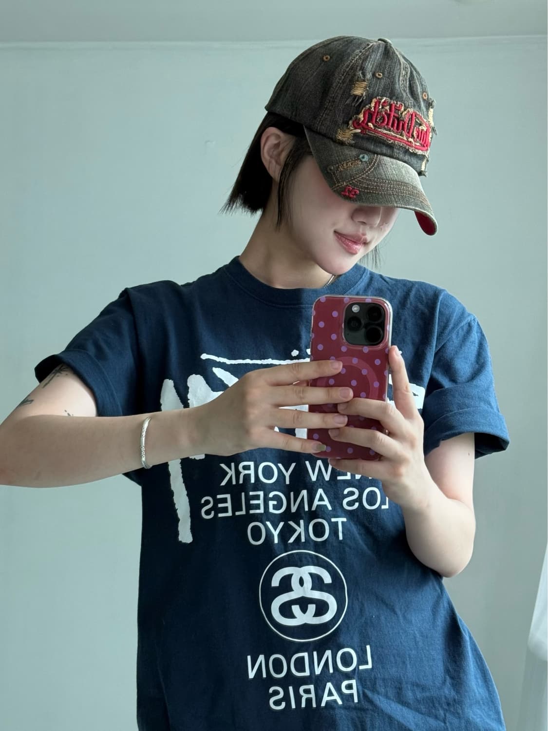 본더치 데님 데미지 캡 상품이미지2