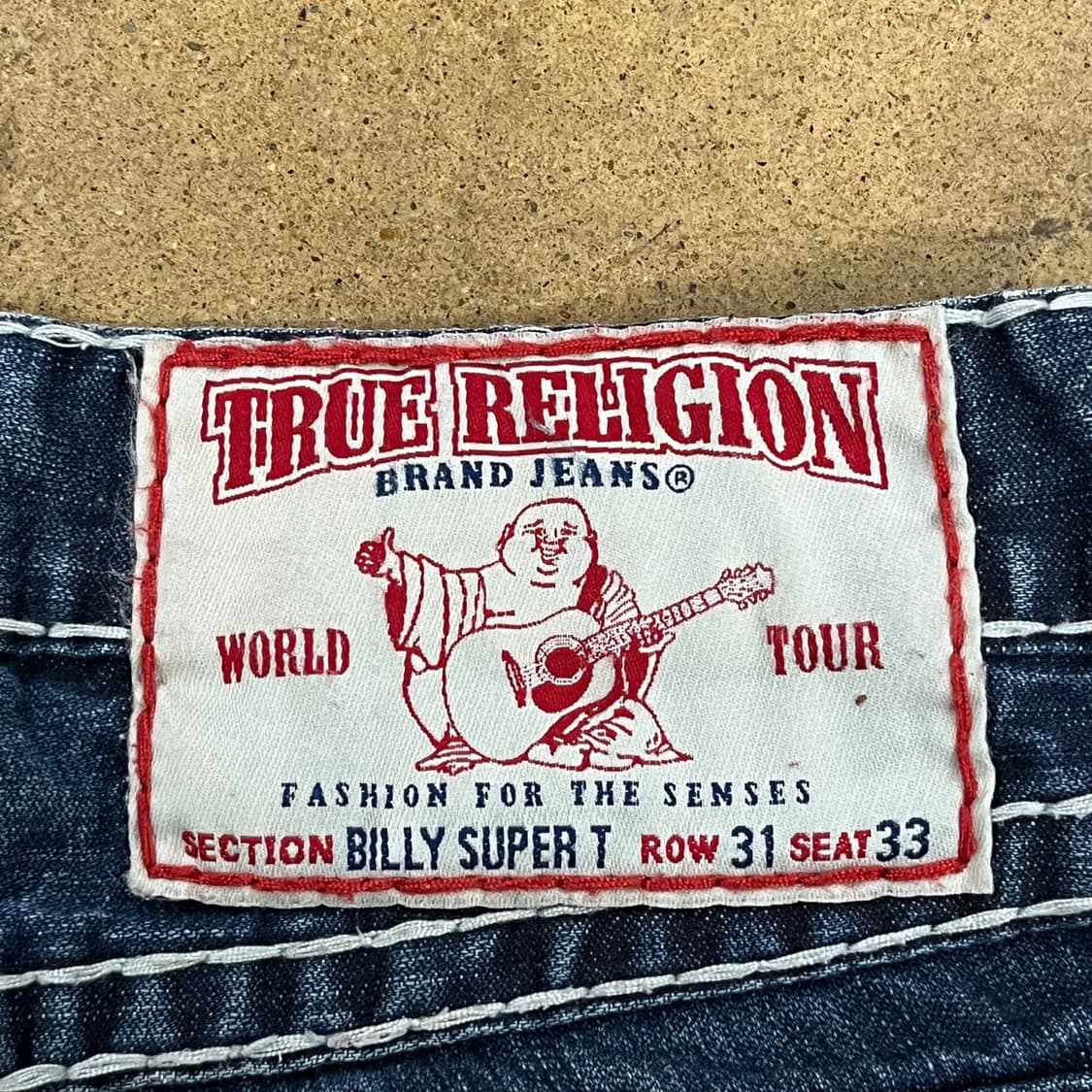 [정품] 트루릴리젼 스티치 데님 청바지 b14 상품이미지6