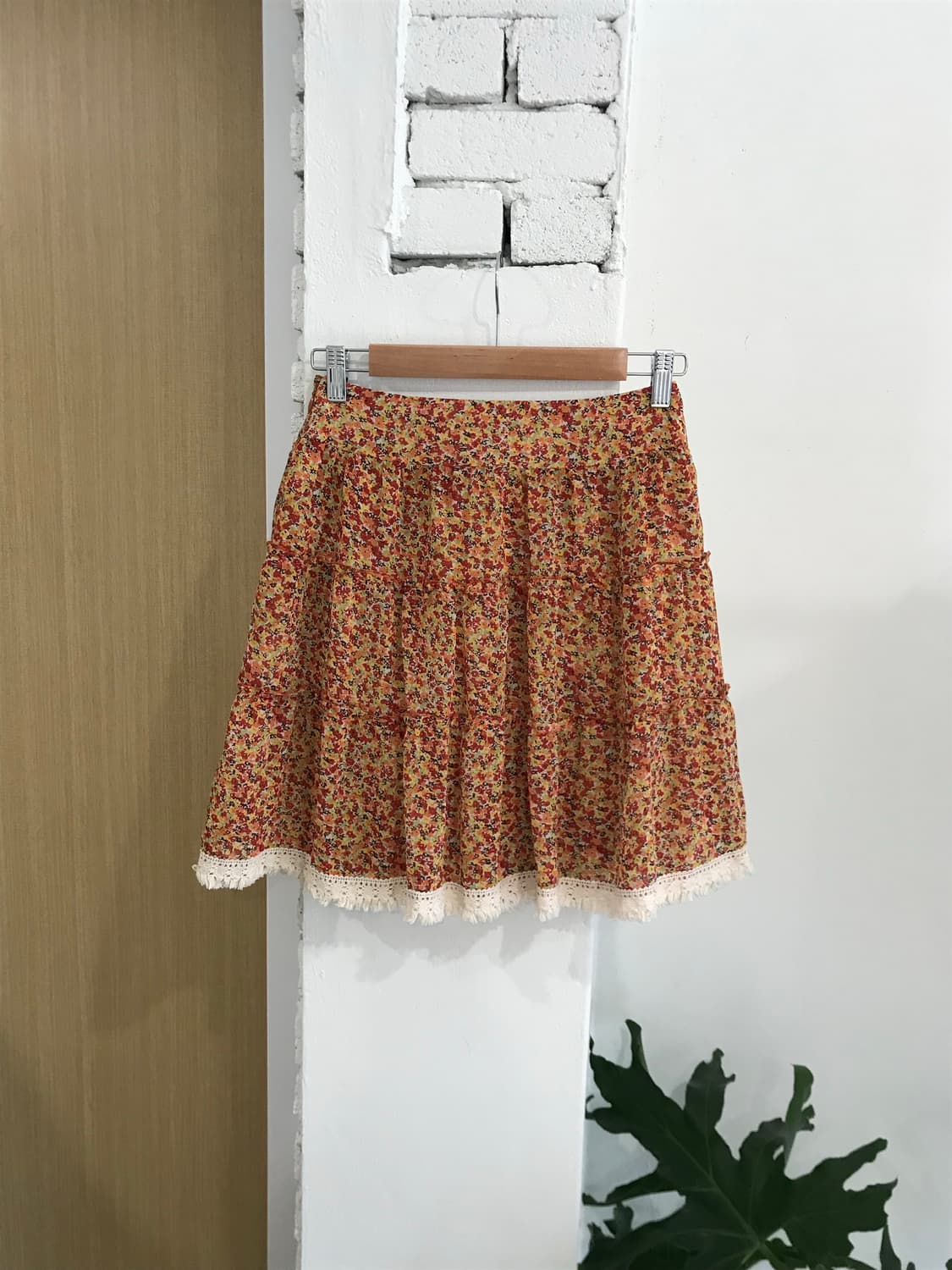 vintage flower skirt 상품이미지3